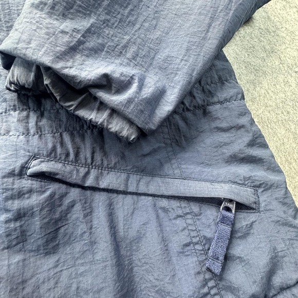 Vintage Columbia Jacket Womens Medium Blue Fleece Lined Zip Windbreaker 90s - Picture 5 of 13